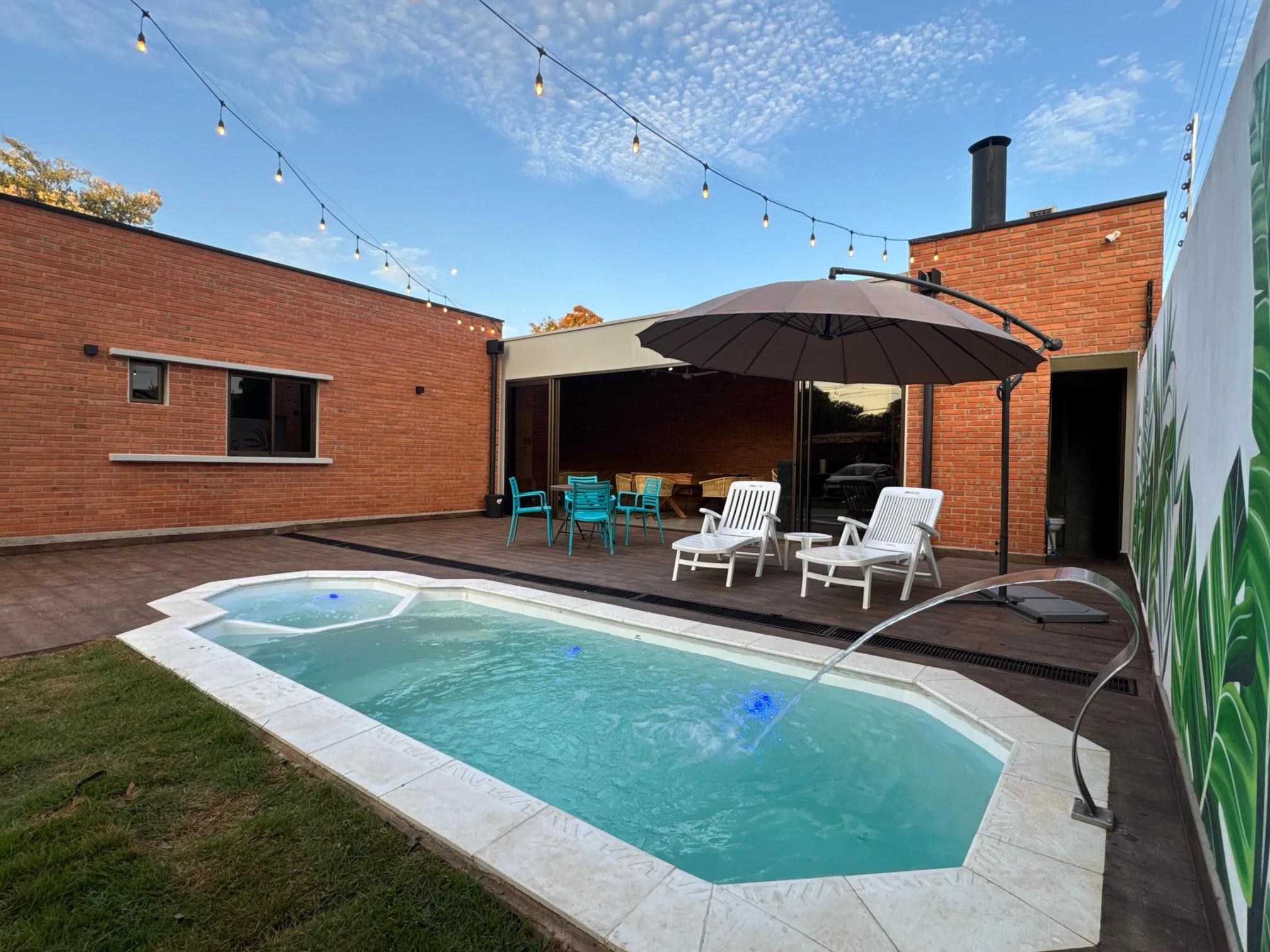 N VENTA CASA A ESTRENAR CON PISCINA EN BARRIO SAN ALFREDO 2 HAB